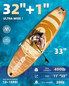 لوح تجديف قائم قابل للنفخ جديد عالي الجودة من الصين مقاس 10'6''*33''*6'' مصنوع بتقنية دروب ستيتش - Product Image 4