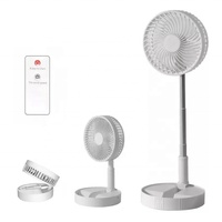 Ventilador telescópico plegable de 7200mAh con carga USB, ventilador de escritorio portátil de bajo ruido, ventilador de refrigeración para viajes al aire libre, 3 velocidades