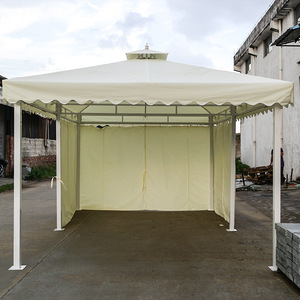 Aluminum <strong>Garden</strong> Pavilion Luxury Heavy Duty Custom Printed <strong>Gazebo</strong> <strong>Tent</strong> Hard Top Waterproof Frame Canopy Custom Printed <strong>Gazebo</strong> - Product Image 5