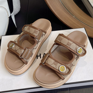 Wholesale 2023 Summer Women Soft Non-slip Solid Color Slippers Designer Famous Flats <b>Sandals</b> for Women and Ladies - Product Image 6