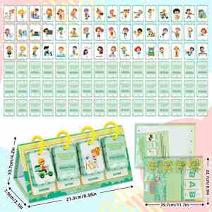 96 Tarjetas <span class=keywords><strong>de</strong></span> Cognición para Juego <span class=keywords><strong>de</strong></span> Asociación y Entrenamiento <span class=keywords><strong>de</strong></span> la Imaginación, Educación Temprana, Aprendizaje y Descripción <span class=keywords><strong>de</strong></span> Acciones - Product Image 1