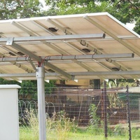 Système de montage sur poteau pour panneaux solaires Sunrack SFS-PM-X économique, en aluminium anodisé et acier inoxydable, garantie 10 ans, facile à installer