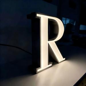 ป้ายไฟ LED 3 มิติ แบบกำหนดเอง สำหรับโลโก้ธุรกิจ ป้ายอะคริลิคเรืองแสง ป้ายหน้าร้าน ป้ายโฆษณากลางแจ้ง ติดตั้งง่าย สำหรับร้านเสริมสวย - Product Image 1