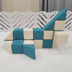 Factory Custom Soft High Density <b>Foam</b> <b>Blocks</b> Square and Triangular Building <b>Blocks</b> Sets for Toddlers Colorful Stacking <b>Blocks</b> - Product Image 5