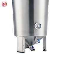 Machine à brasser à domicile de 30 L, fermentateur conique, similaire à l'équipement de fermentation Guten, réservoir de fermentation en acier inoxydable pour la maison
