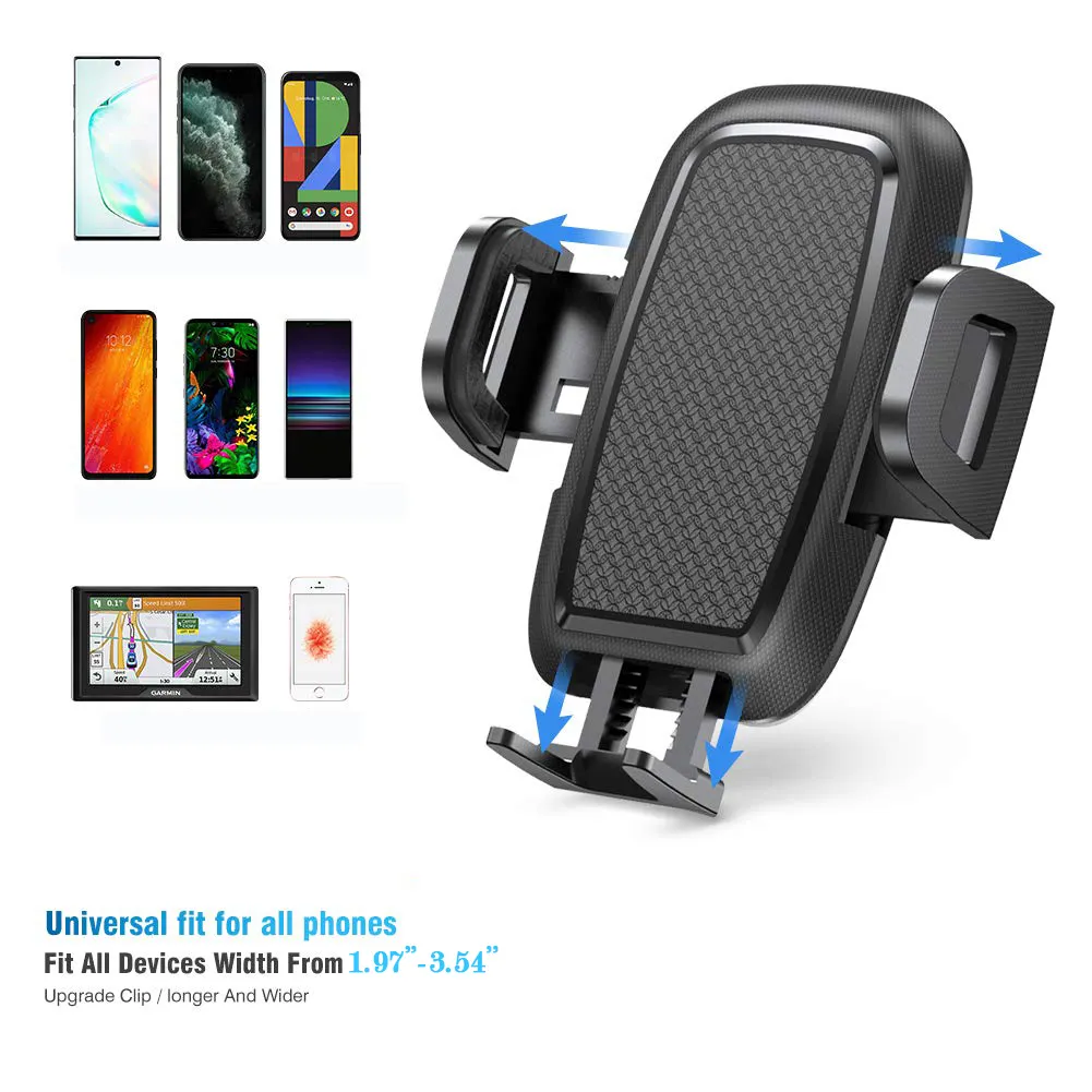 Phone Holder for Car  Car Phone Mount for Vehicle Dashboard  360 Adjustable Stand Cell Phone Automobile Cradles Stick on Dash