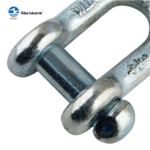 Manille de pêche commerciale de type <span class=keywords><strong>D</strong></span> HIDEA en acier au carbone forgé à froid, trempé, électrogalvanisé, facteur de sécurité 5:1 - Product Image 4