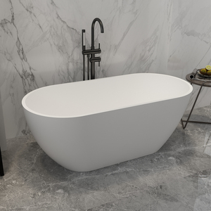Diseño moderno Popular Europeo Independiente 1,3 m a 1,8 m Bañera de piedra artificial de remojo Durable para uso doméstico/hotelero - Product Image 2