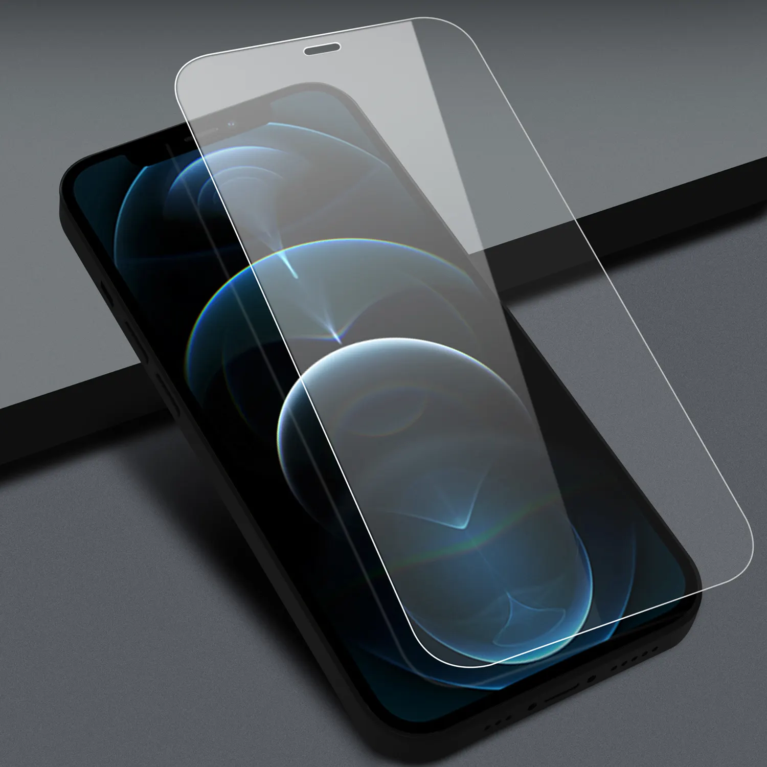 Protecteur d'écran de téléphone portable 2.5D Clear 0.3mm pour iPhone 14 13 Pro Max 12 Mini protecteurs d'écran en verre trempé pour iPhone 15