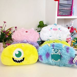 Cartoon Plush Storage Bag Funny Portable Hand <b>Makeup</b> Bag Cute Female Student Stationery <b>Box</b> for Sundries - Product Image 2