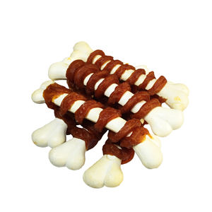 Fabricant de snacks sains pour chiens Saucisses de viande de canard avec os de Calcuim Nourriture pour chiens adultes - Product Image 1