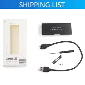 กล่องฮาร์ดไดรฟ์ภายนอก USB3.0 5Gbps สำหรับ sata/nvme SSD M.<span class=keywords><strong>2</strong></span>อลูมิเนียมอัลลอยด์ - Product Image 6