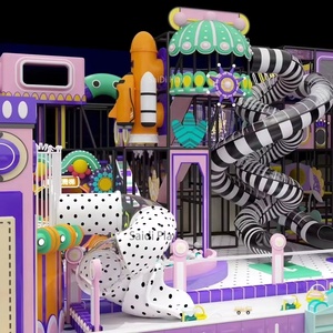 Factory Customized Commercial Indoor Kids Playground Mazes Design Large Trampoline Park Indoor Slide - Product Image 2