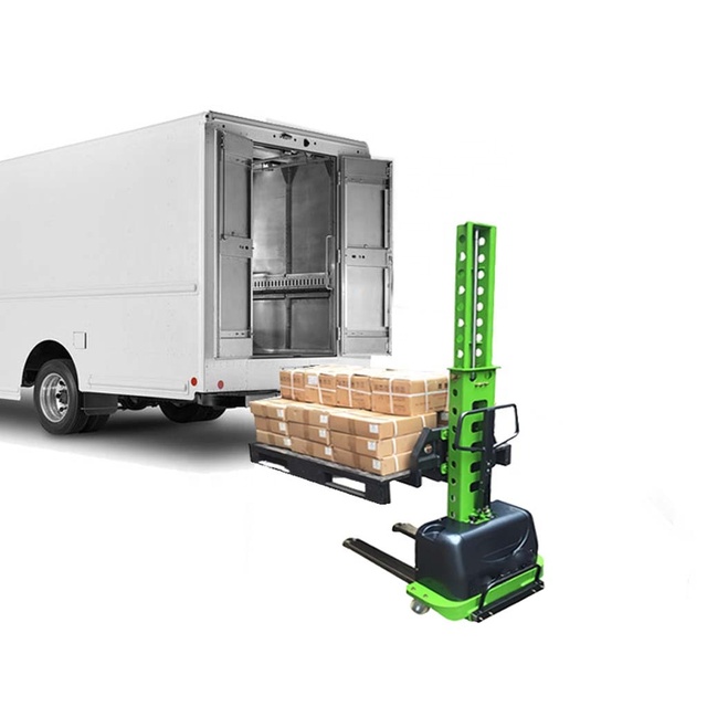 Semi Electric Self Lift Stacker 500 kg 1000 kg Self Loading Pallet Stacker 0.5t 1t CE Approved Self Lift Hand Pallet Jack