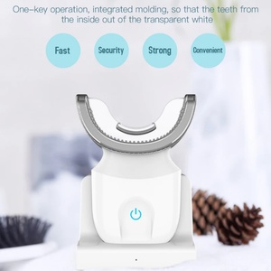 Kit de blanchiment dentaire électrique en forme de U rechargeable par USB, blanchiment sonore automatique des dents - Product Image 2