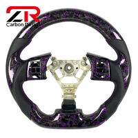 Volant sport personnalisé en fibre de carbone forgée pour Nissan 350Z, compatible avec 370Z GTR R35