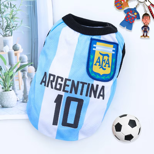 Envío Rápido Ropa de Primavera y Verano para Perros Grandes, Medianos y Pequeños, Gatos, Disfraces para Mascotas, Camiseta, Jersey de Fútbol - Product Image 4