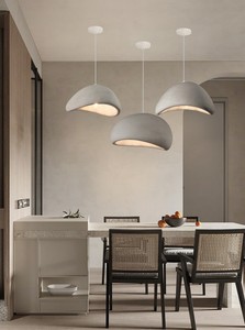 Đèn chùm treo trang trí hiện đại phong cách Wabi Sabi, đèn LED, đèn thả trần trong nhà, phòng ăn - Product Image 5