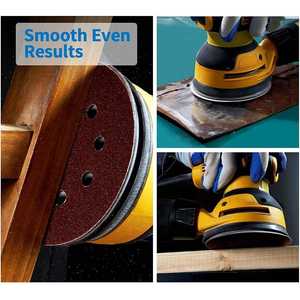 Envío Gratuito en 24 Horas en EE. UU., Stock Local, 50 Discos de Lijado de 5 Pulgadas, Grano 600, 8 Orificios, con Velcro para Lijadora Orbital - Product Image 6