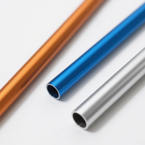 <span class=keywords><strong>Tube</strong></span> en alliage d'aluminium extrudé anodisé en usine en Chine 40mm de diamètre 6061 7050 tuyau rond en aluminium en métal - Product Image 1