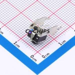 TC-6615C-5.5-260 Tactile Switch Bent Lead Through Hole,6x6mm Switch Single Pole Single Throw Round Button 2.6N Right Angle - Product Image 2