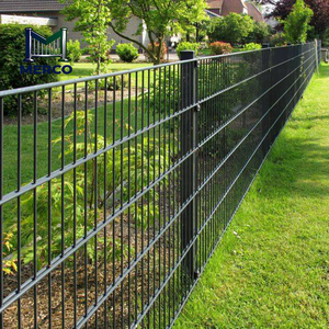 Panneau de clôture de sécurité en treillis métallique <span class=keywords><strong>rigide</strong></span> à <span class=keywords><strong>double</strong></span> fil avec service de modélisation 3D pour une utilisation en clôture de sécurité pour entrepôts industriels - Product Image 3