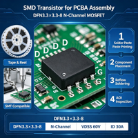 Transistor de puissance MOSFET à canal N AM7364N 60V 30A DFN 3.3x3.3 avec RDS de 11 mOhm pour appareils électroniques