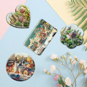 सबलिमिनेशन खाली फ्रिज मैग्नेट कस्टम डिय रेफ्रिजरेटर मैग्नेट हीट ट्रांसफर ऐक्रेलिक फ्रिज मैग्नेट हीट ट्रांसफर एक्रेलिक फ्रिज मैग्नेट - Product Image 2