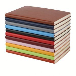 Carnet de notes scolaire ligné A5, 200 pages, 80 g/m², couverture rigide en cuir, reliure cousue, couleur personnalisée, impression personnalisée - Product Image 2