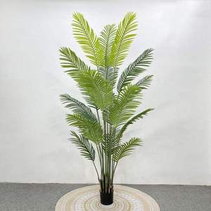 Palmier artificiel en plastique PE à toucher réaliste, Areca, 60-240 cm, pour la <span class=keywords><strong>d</strong></span>écoration de la maison, du jardin, du bureau et du salon - Product Image 3