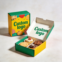 Maßgefertigte Hochwertige Tragbare Umweltfreundliche Keks- und Churros-Verpackungsbox - Wellpappe-Versandbox für Bäckereien