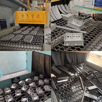 Máquina de granallado con rodillos transportadores CE QH6910 Sa2.5 1000mm para desincrustación de placas de acero y vigas H con PLC y motor