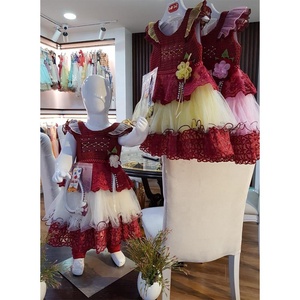 Bé Frock Thiết Kế Mehron Cơ Thể Frock/Bé Bông Váy Cô Gái Đảng Dresses Hoa Wedding Dress - Product Image 2