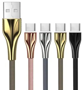 Düzenli şarj kablosu 3 metre USB c hızlı şarj kablosu