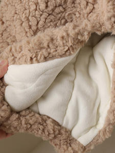 शरद ऋतु सर्दियों के बच्चे के कपड़े पहने हुए सुंदर मखमल भालू जम्पसूट के साथ 100 दिन डिजाइन अनुकूलन योग्य गंध बेबी कपड़े - Product Image 5