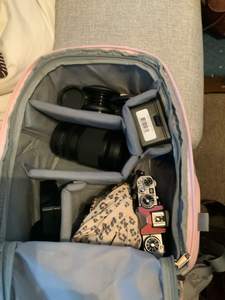 Free sample <b>Camera</b> <b>Backpack</b>, DSLR/SLR/Mirrorless Photography <b>Camera</b> Bag 15-16 inch Waterproof Hardshell Case - Product Image 4