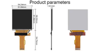 Layar LCD IPS 2.9 Inci Asli LS029B3SX02 1440*1440 40pin Panel Layar MIPI
