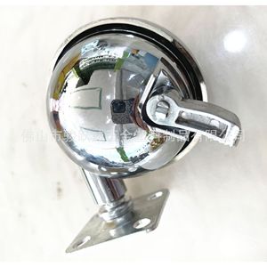 Furniture Casters Rigid With Brake 63mm Diameter Alloy <b>Wheel</b> Durable <b>For</b> Wooden Boards Bedside <b>Tables</b> Carpets - Product Image 1