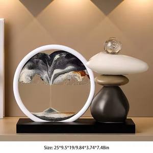 Soporte para Botellas de Vino con Escultura de Piedra, Directo de Fábrica, Adorno de Cerámica para Vinoteca, Decoración Personalizada para el Hogar u Oficina, Regalo - Product Image 3