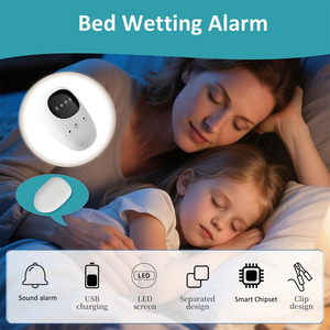 Nuevo Dispositivo de Alarma para Enuresis Nocturna Recargable Inalámbrico Ultraligero con Control de Volumen y Sensor de Clip para Adultos, Tendencia 2025 - Product Image 2