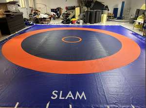 レスリングマット 10x10 PVC グラップリングカバー XPEシートマット付き - Product Image 2