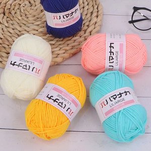 HENGYI <strong>Combed</strong> 25g Knitting <strong>Yarn</strong> 100% Recycled <strong>Cotton</strong> Dyed Spun <strong>Yarn</strong> Crochet Milk <strong>Cotton</strong> <strong>Yarn</strong> - Product Image 5