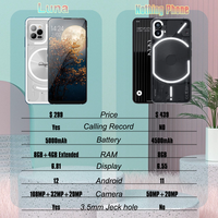 Smartphone Android 12 Baru Original Quick Charge 60-69W Dual SIM Card Layar FHD 6.8" Baterai 5000mAh LTE Prancis/Spanyol/Jerman