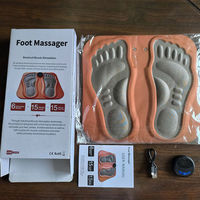 Tapis de massage des pieds pour neuropathie, stimulateur de pieds TENS pour femmes et hommes, stimulateur portable de plaquettes NMES pour les pieds