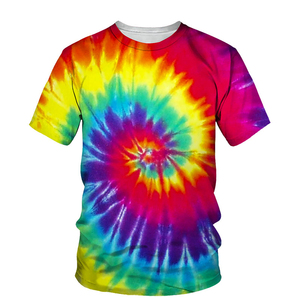 Camiseta de Hombre con Estampado Digital de Moda, Cuello Redondo, Estilo Hip Hop, Verano, Harajuku, Informal, Manga Corta, 180 Gramos, Tejida - Product Image 4