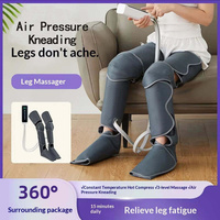 Masseur de mollets et de jambes pour la récupération sportive des athlètes, drainage lymphatique, soulagement de la douleur, compression d'air, relaxation, circulation, minuterie