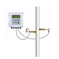 L'eau Débitmètre Capteur À Ultrasons Débitmètre Tds-100F Dn40 Compteur D'énergie Thermique À Ultrasons Avec Bride