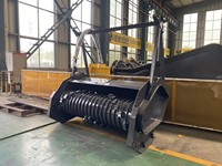MONDE Trinciatrice Forestale per Skid Steer Loader con Motore, Pompa, Ingranaggi e Cuscinetti per Pulizia del Terreno e Triturazione del Legno