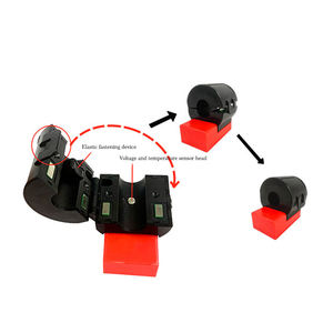 Intelligente draadloze 50/60Hz nauwkeurige temperatuursensor met 0,5A meetcapaciteit en 2.4G voor open type stroomtransformator - Product Image 4