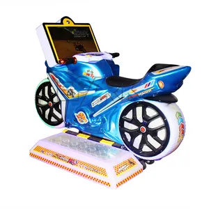 The New Crazy Motorcycle Children's Simulation Racing Machine Supermarket Entrance Coin Operated Game Machine Commercial